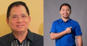Eddie Villanueva and Manny Pacquiao
