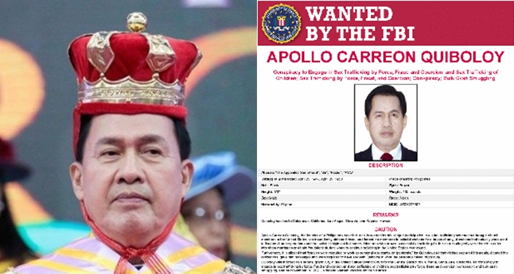 Pastor Apollo Quiboloy Now Wanted By Fbi 
