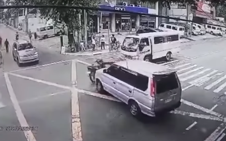 SUV Accidentally Hits Speeding Motorcycle Rider at Intersection (Video)