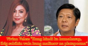 Vivian Velez and Bongbong Marcos