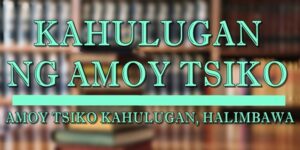 AMOY TSIKO KAHULUGAN 1