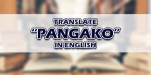 Pangako In English