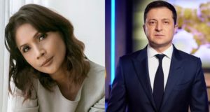 Agot Isidro and Ukrainian president