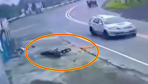 Overspeeding Motorcycle Rider