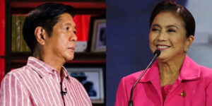 Bongbong Marcos and Leni Robredo