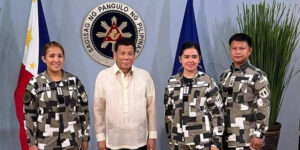 President Duterte and PSG members
