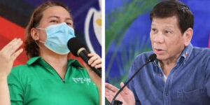 President Duterte and Sara Duterte