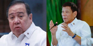President Duterte and Senator Gordon