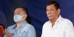 Senator Bong Go and President Duterte