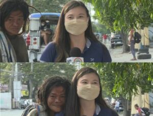 taong grasa hugs reporter