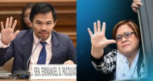 Manny Pacquiao and Leila de Lima