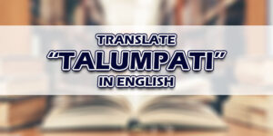 Talumpati In English