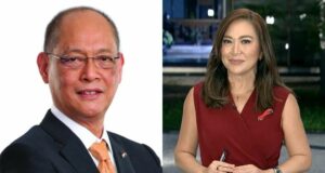 Benjamin Diokno and Karen Davila