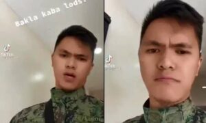 TikTok video of gay policeman