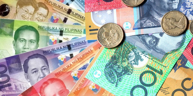 australian dollar to php peso