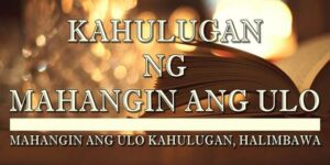 MAHANGIN ANG ULO KAHULUGAN 2