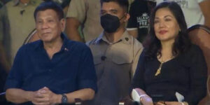 President Rodrigo Duterte and Honeylet Avanceña