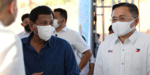 Senator Bong Go and President Duterte