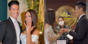 Troy Montero and Aubrey Miles