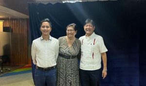 Clarita Carlos with Marcoses