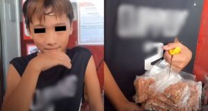 Pinoy-Korean peanut vendor