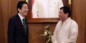 Former President Duterte and Former Japanese Prime Minister Shinzo Abe