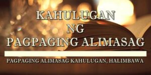 Pagpaging alimasag Kahulugan 2