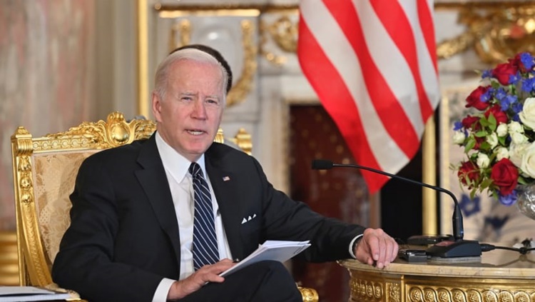 US President Joe Biden Gives Statement Following COVID-19 Bout