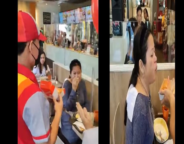 Jollibee Employees Surprised Lady Customer During Her Birthday