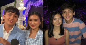 Seth Fedelin and Francine Diaz