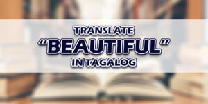 Beautiful In Tagalog