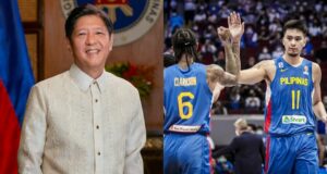 Bongbong Marcos and Gilas Pilipinas