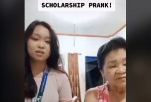 scholarship prank