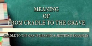 from cradle to the grave meaning 2