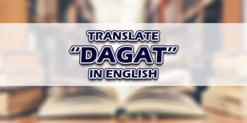 Dagat In English