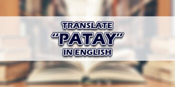 Patay In English