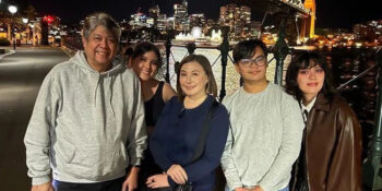Sharon Cuneta and family