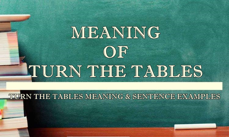 tour the table meaning