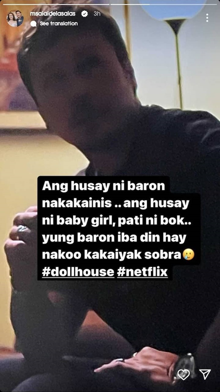 AiAi delas Alas Comments On Baron Geisler's Acting In "Doll House"