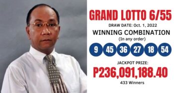 Jay Sonza on 433 lotto winners
