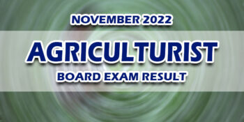 Agriculturist Board Exam Result November 2022 RELEASE DATE