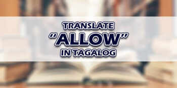 Allow In Tagalog