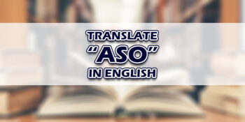 Aso In English
