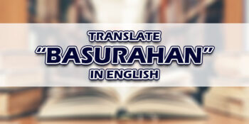 Basurahan In English