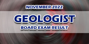 Geologist Board Exam Result November 2022 JUST RELEASED