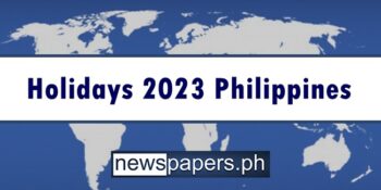 Holidays 2023 Philippines