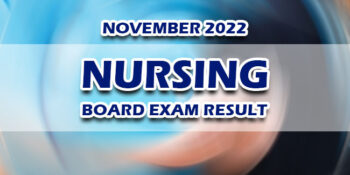 Nursing Board Exam Result November 2022 RELEASE DATE