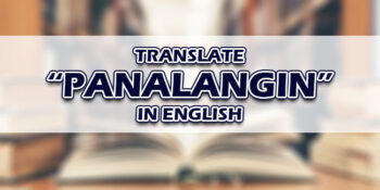 Panalangin In English