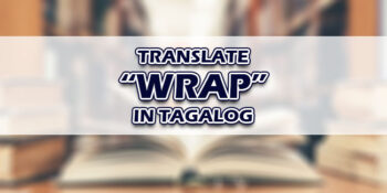 Wrap In Tagalog