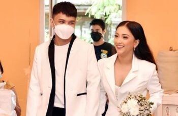 young couple got married